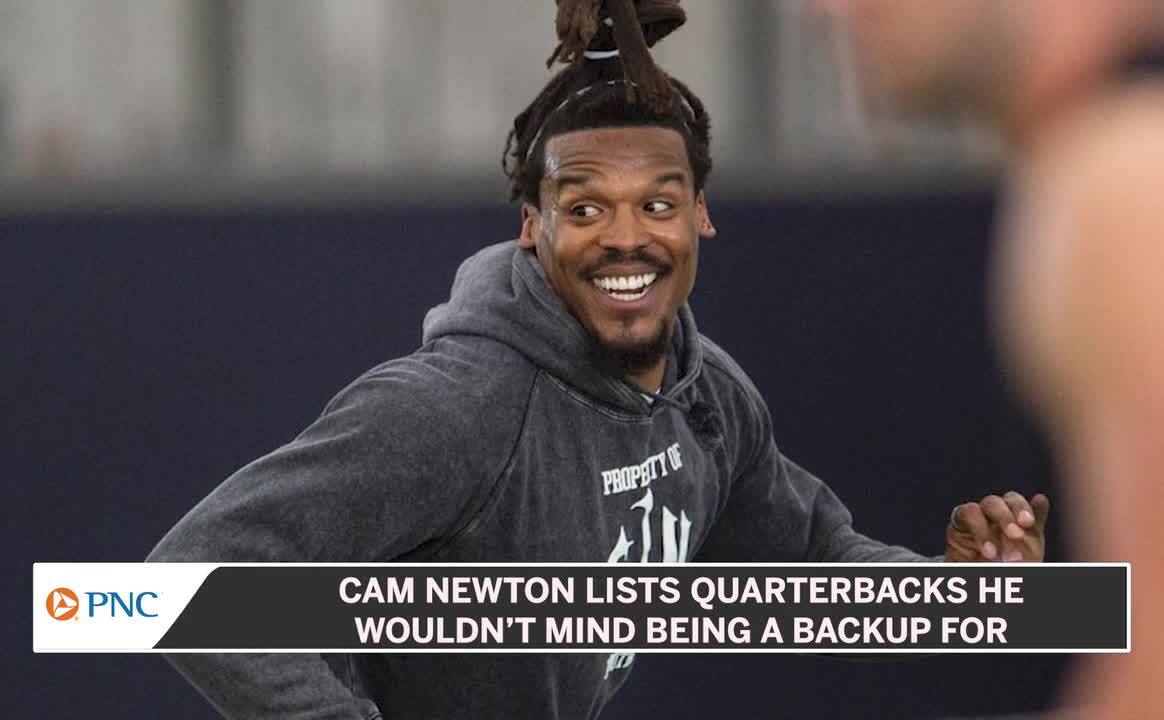 PFF on X: Cam Newton listed the QBs he would backup if he returned to the  NFL 