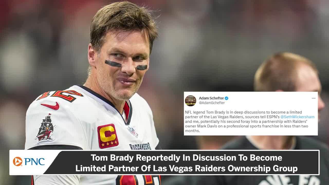 NFL Player Tom Brady Becomes Part Owner Of Las Vegas Raiders