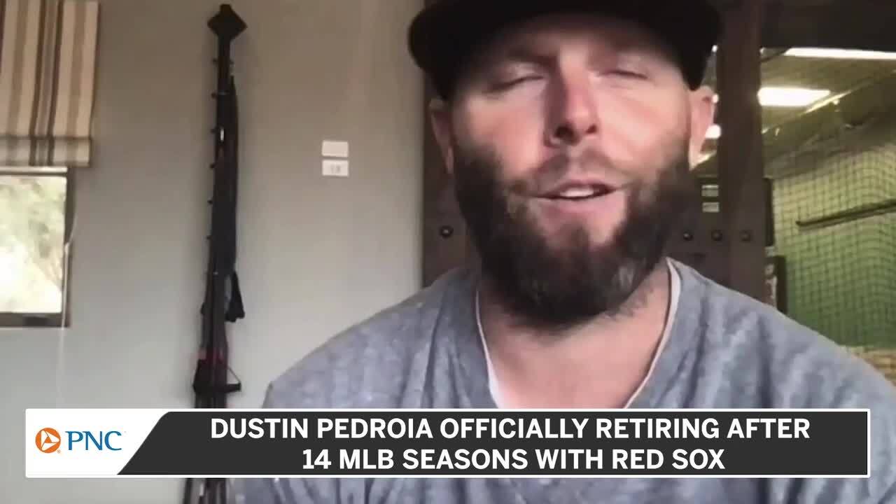 Former Red Sox star Dustin Pedroia retires
