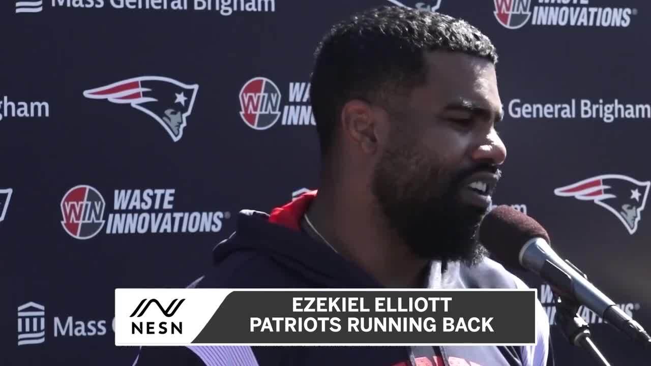 Patriots' Rhamondre Stevenson on pairing with Ezekiel Elliott