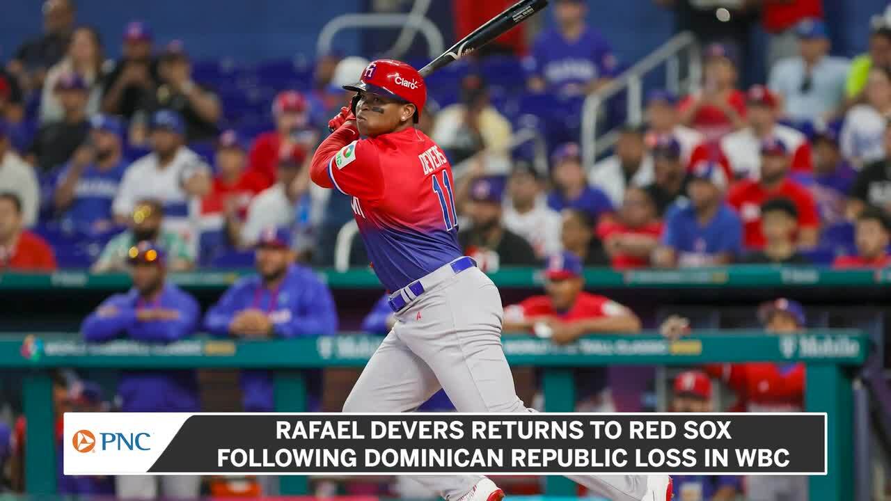 Rafael Devers Dominican Republic Baseball White 2023 World