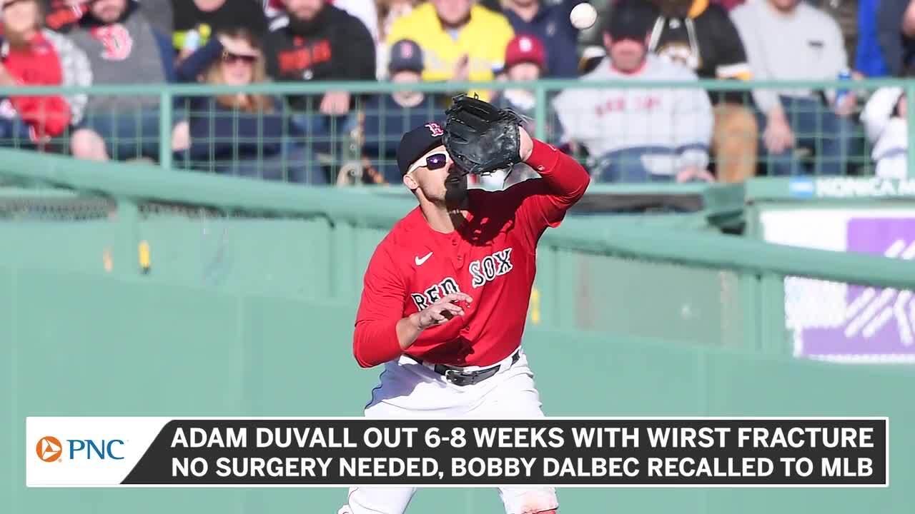 Adam Duvall fractures left wrist, no surgery needed