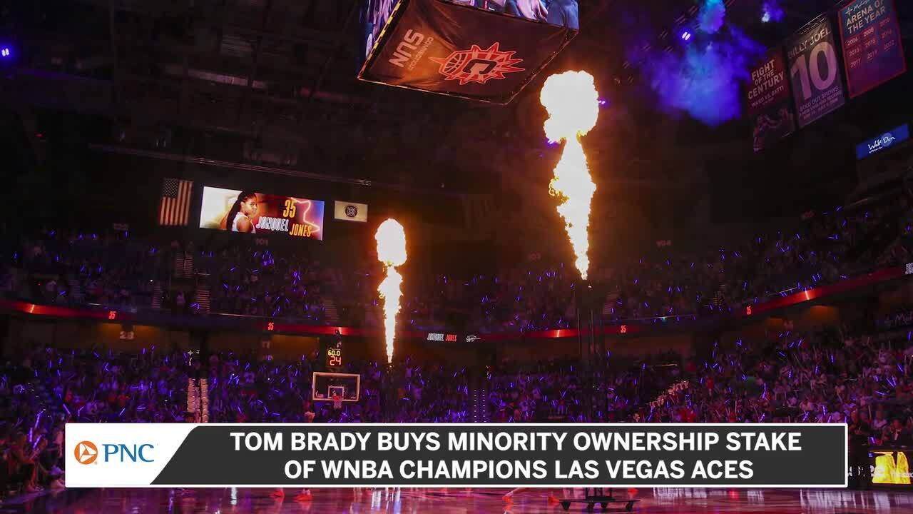 Tom Brady becomes minority owner of WNBA's Las Vegas Aces