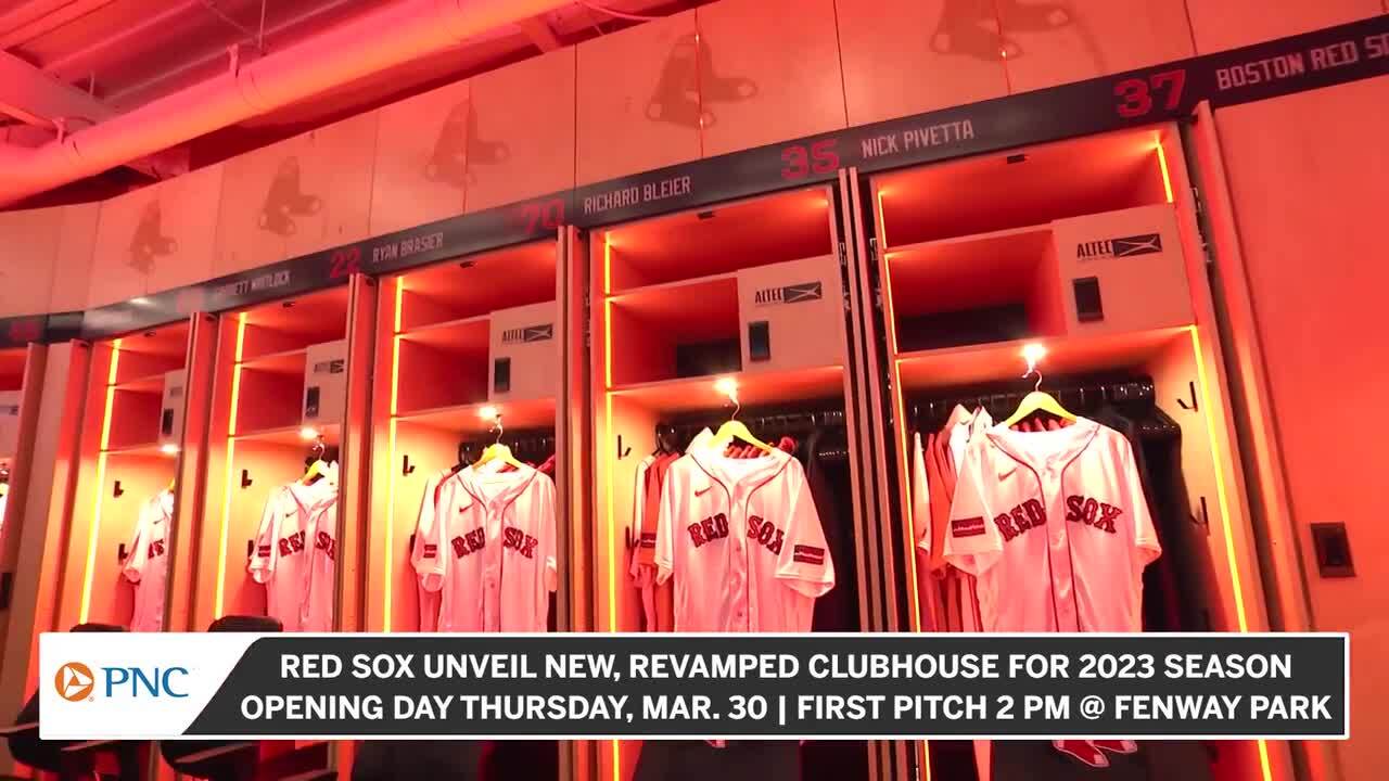 Red Sox Reveal Revamped Clubhouse Before 2023 Season Starts