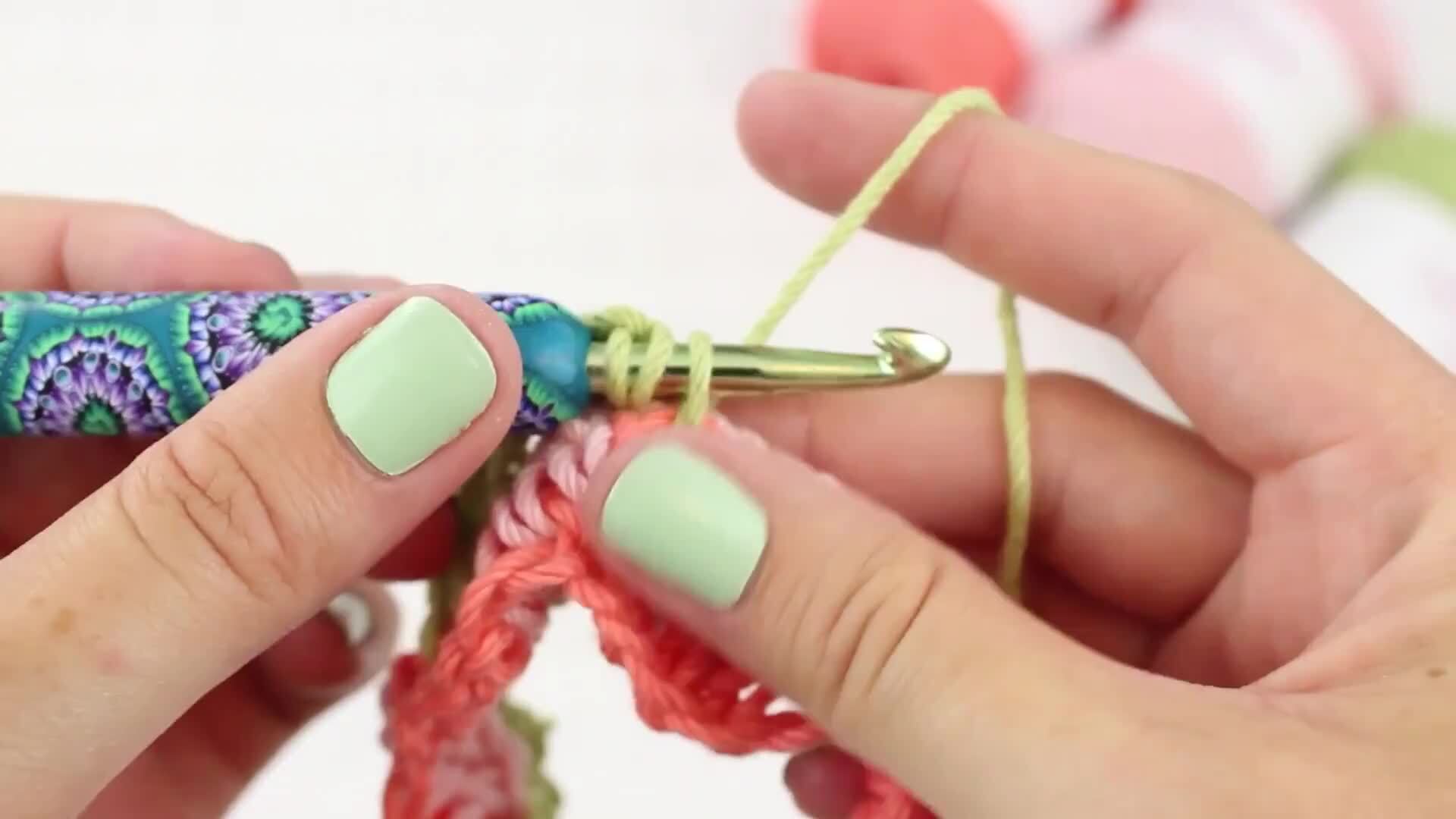 Interlocking Block Stitch (Left-Handed)