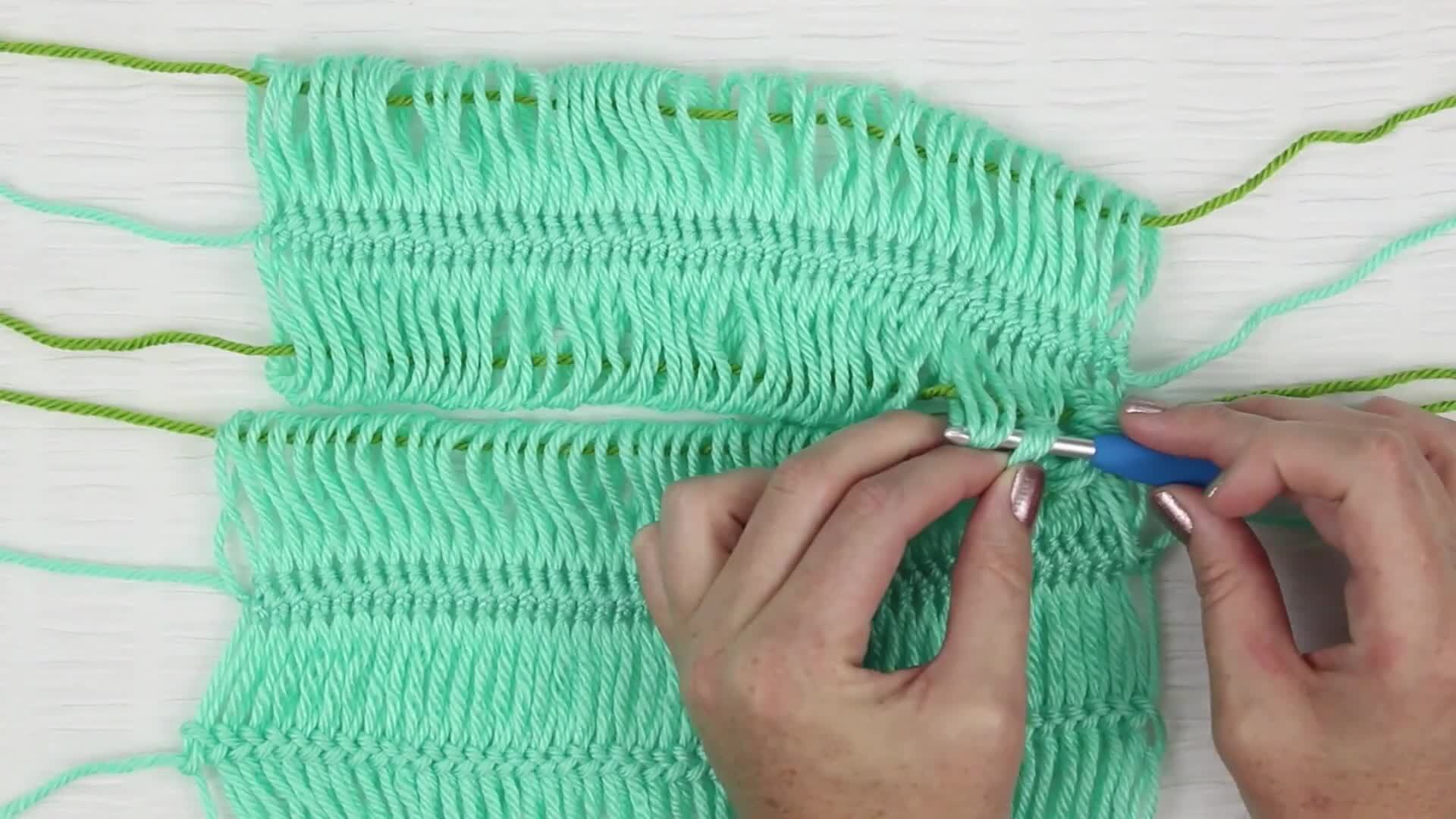 Hairpin Lace Joins Stitch