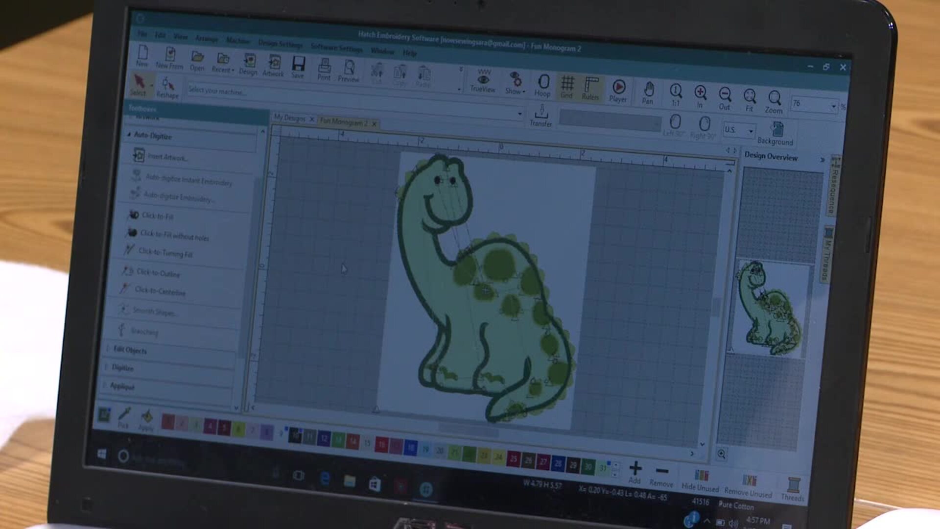 Creating Your Own Embroidery Designs With Auto-Digitizing