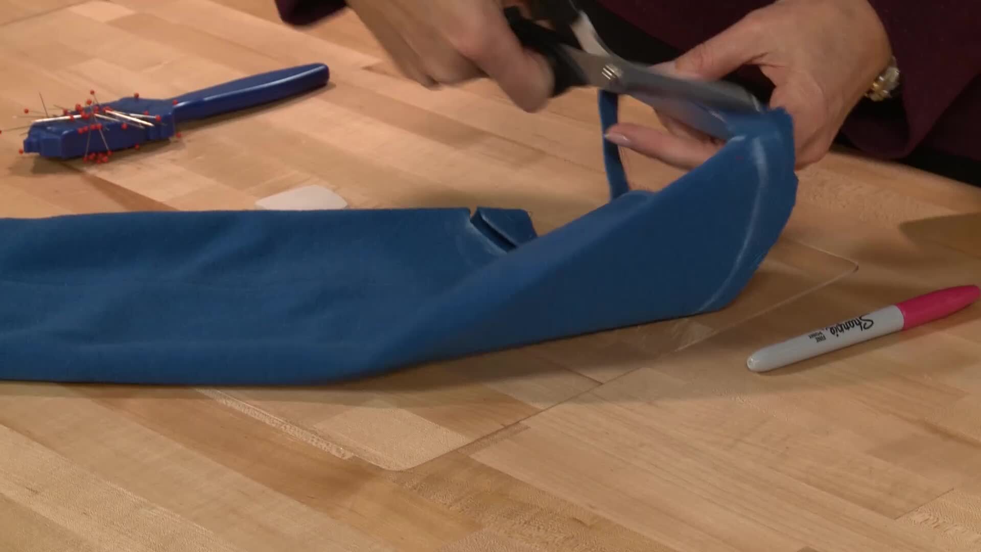 Hemming a Jacket Sleeve