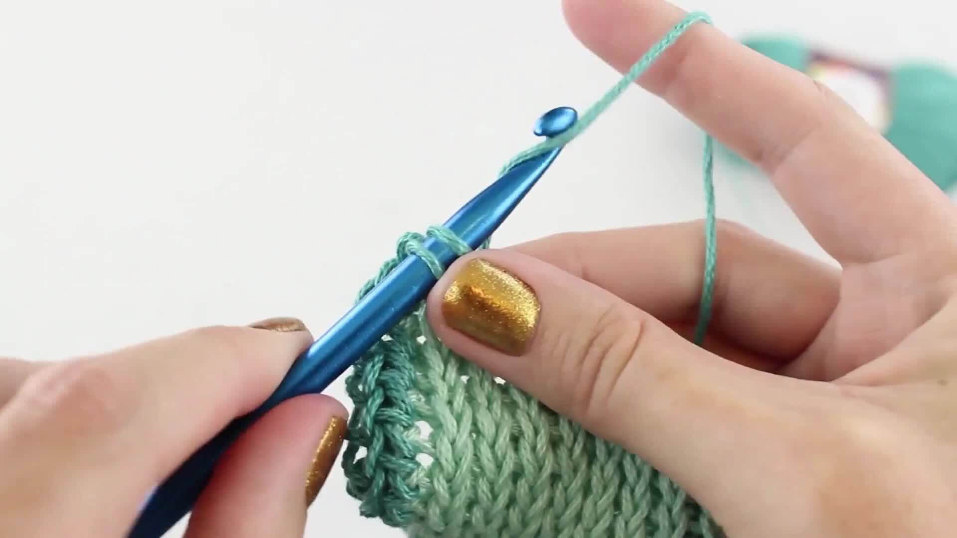 Tunisian Knit Stitch (Left-Handed)