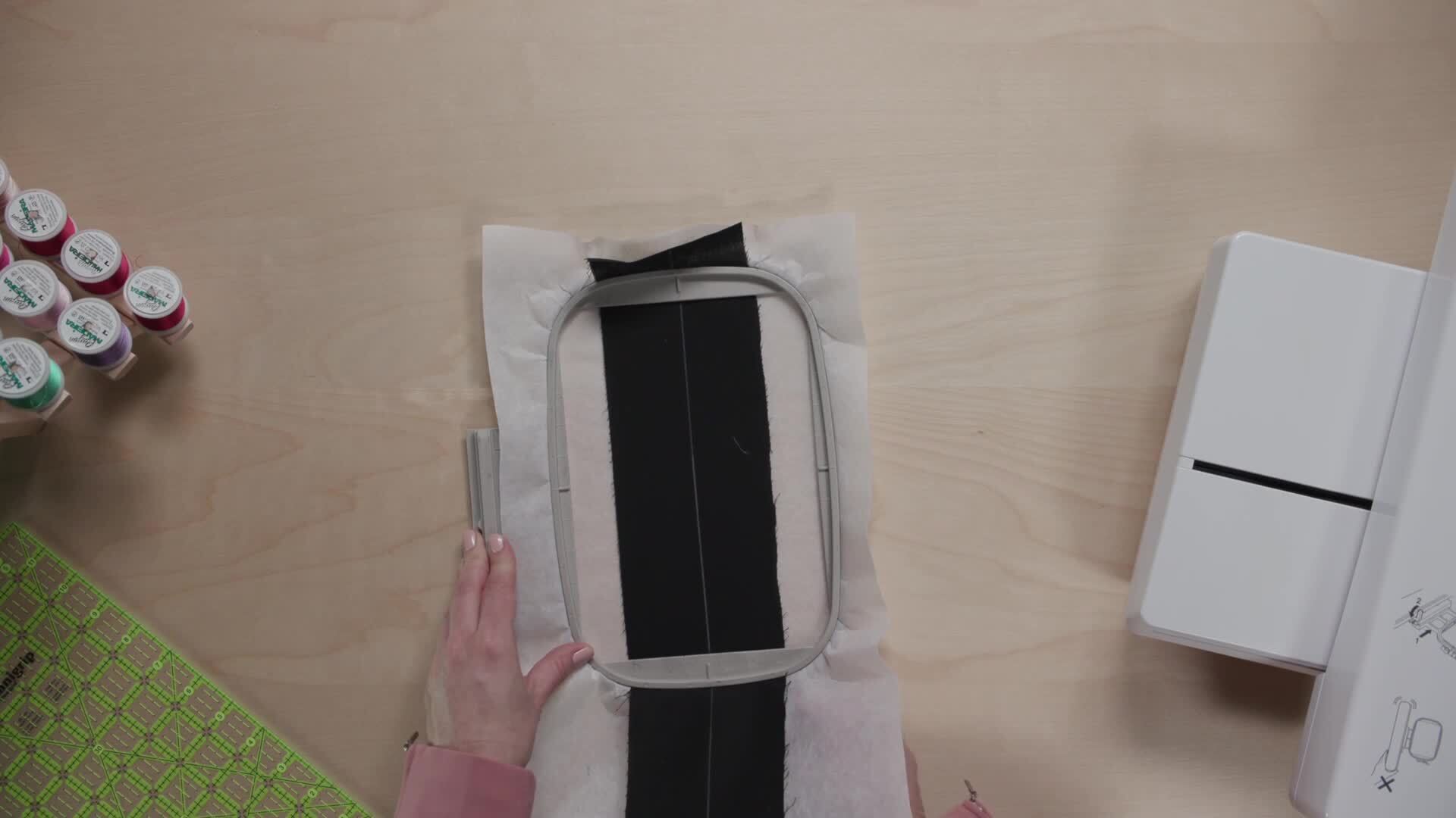 Embroidering a Bag or Tote