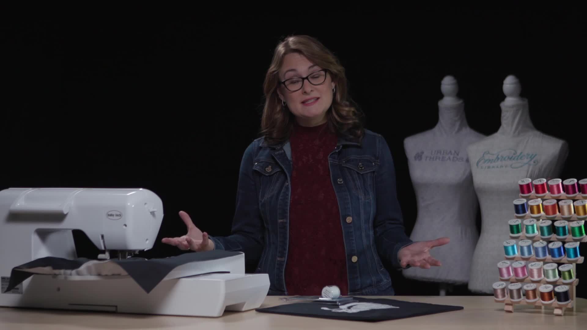 Using Glow in the Dark Thread