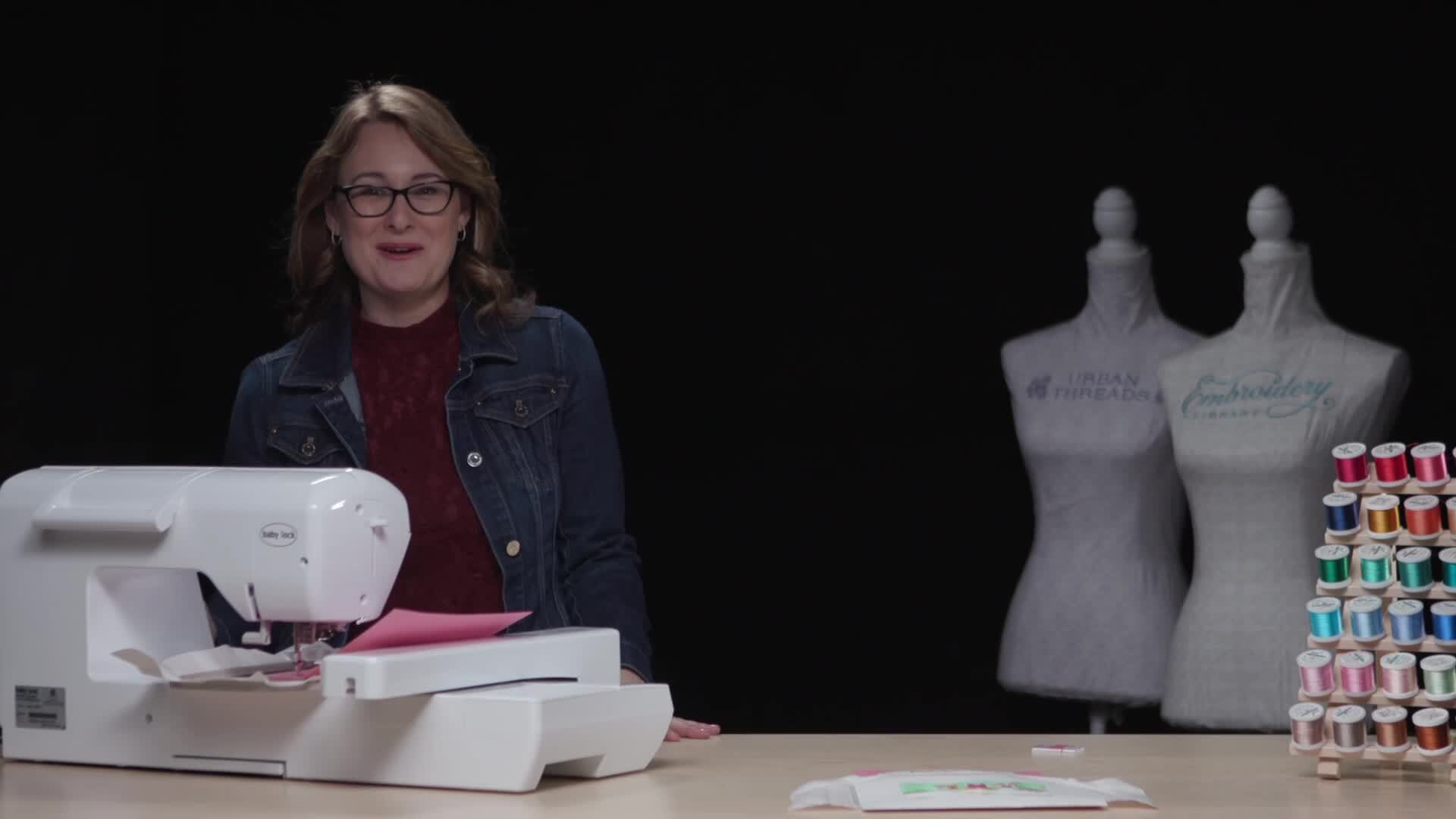 Embroidering on Card Stock