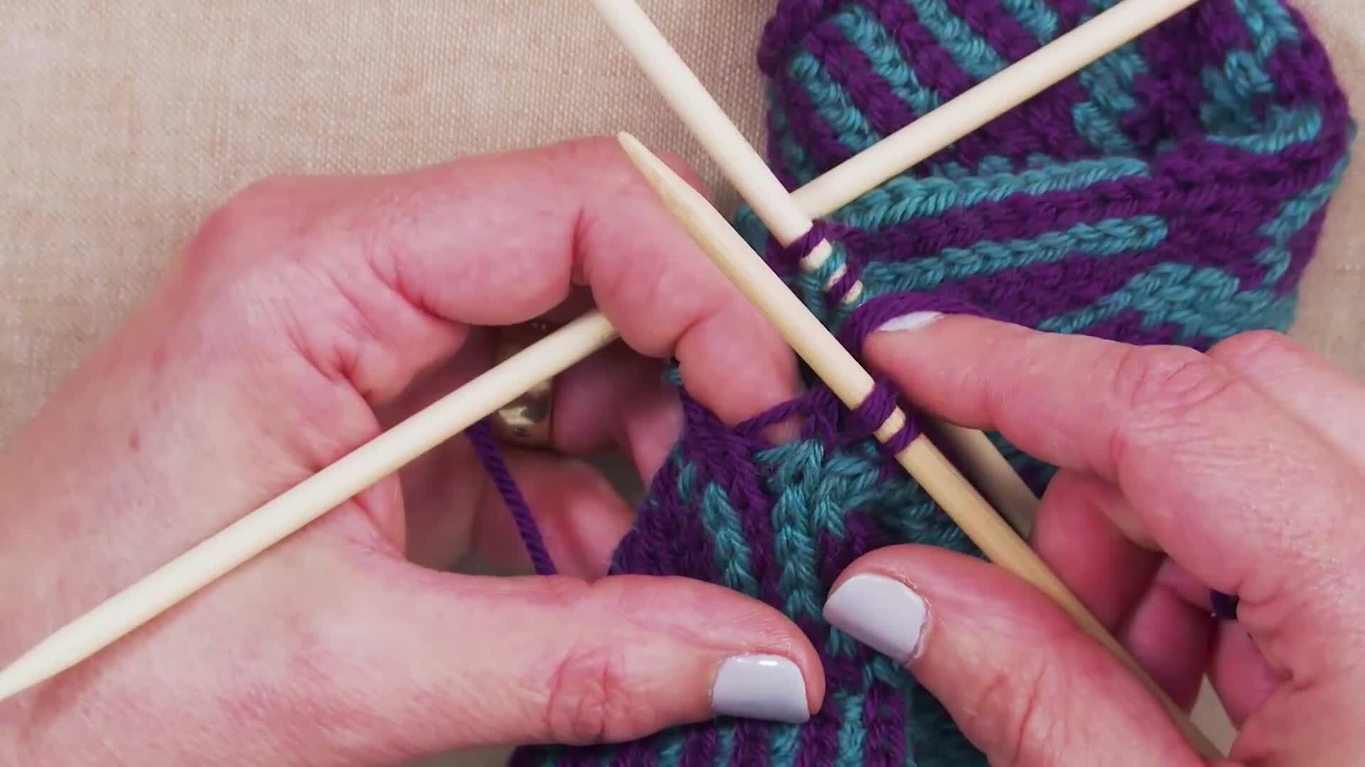 Completing the Colorwork Fingerless Mittens