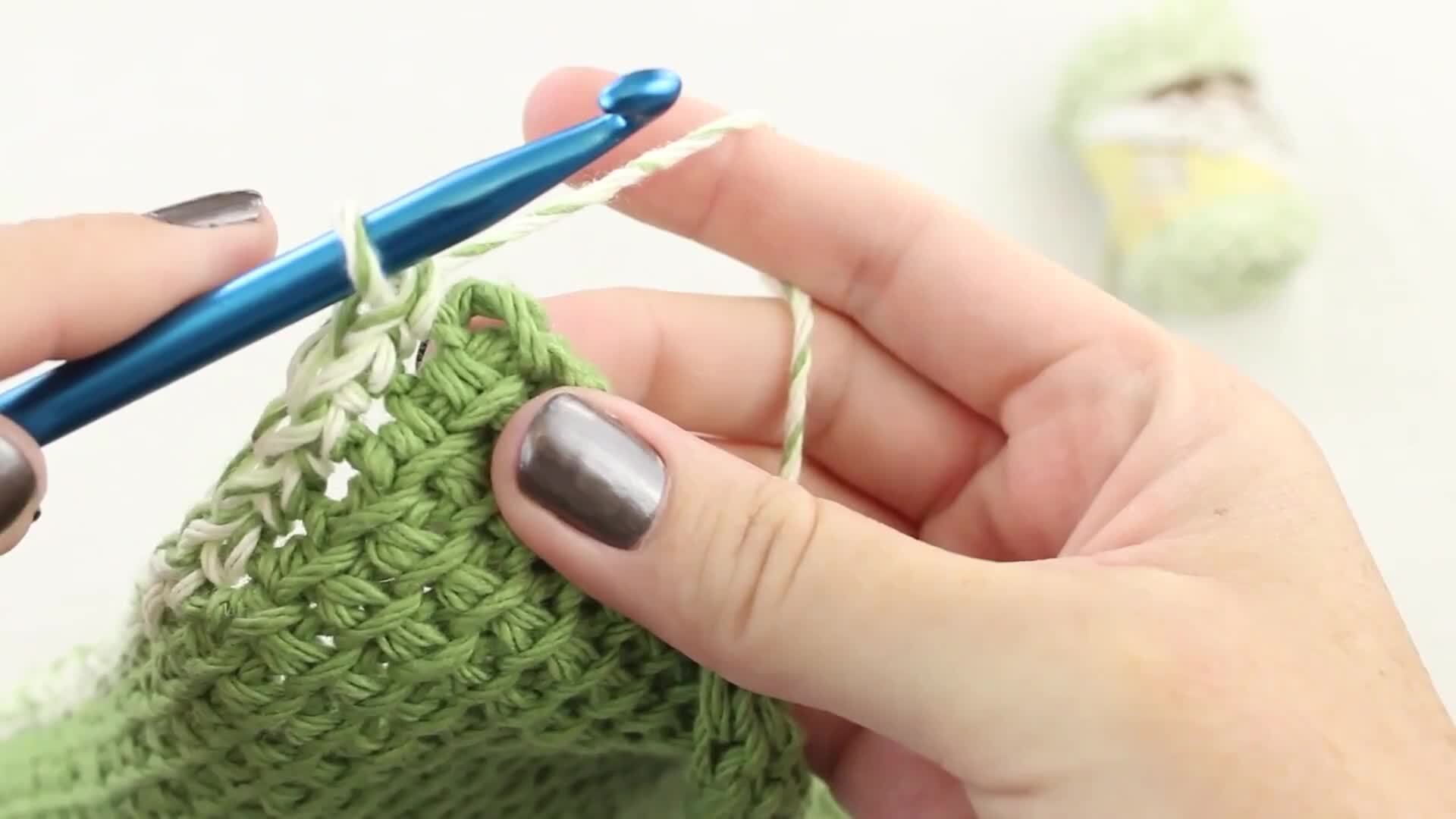 Tunisian Simple Stitch (Left-Handed)