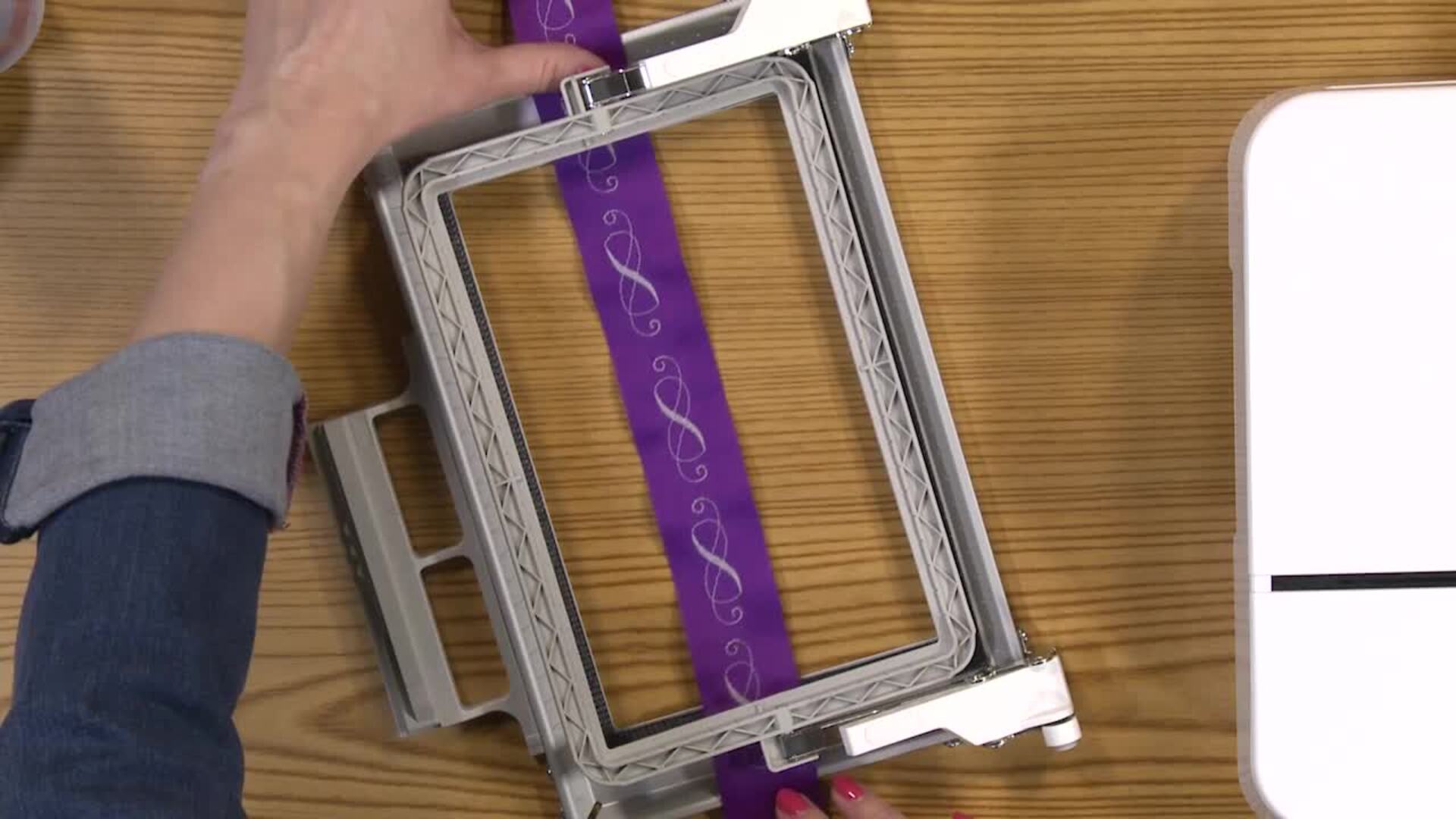 Embroidering With Ribbons