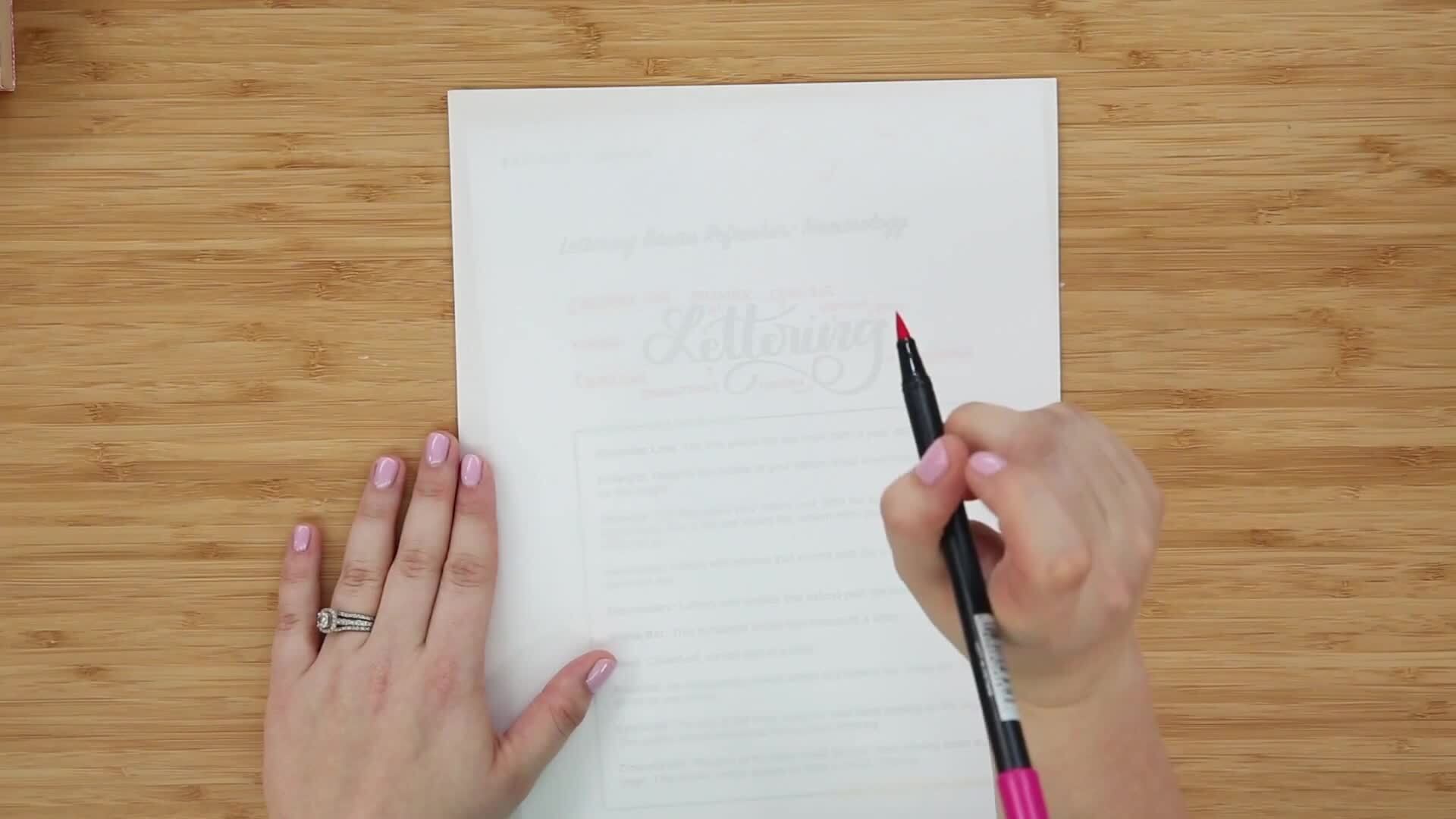 Lettering Basics Refresher