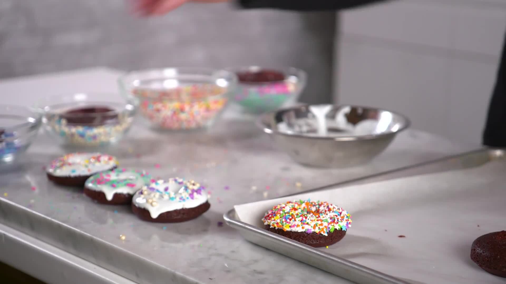 Red Velvet Cake Donuts