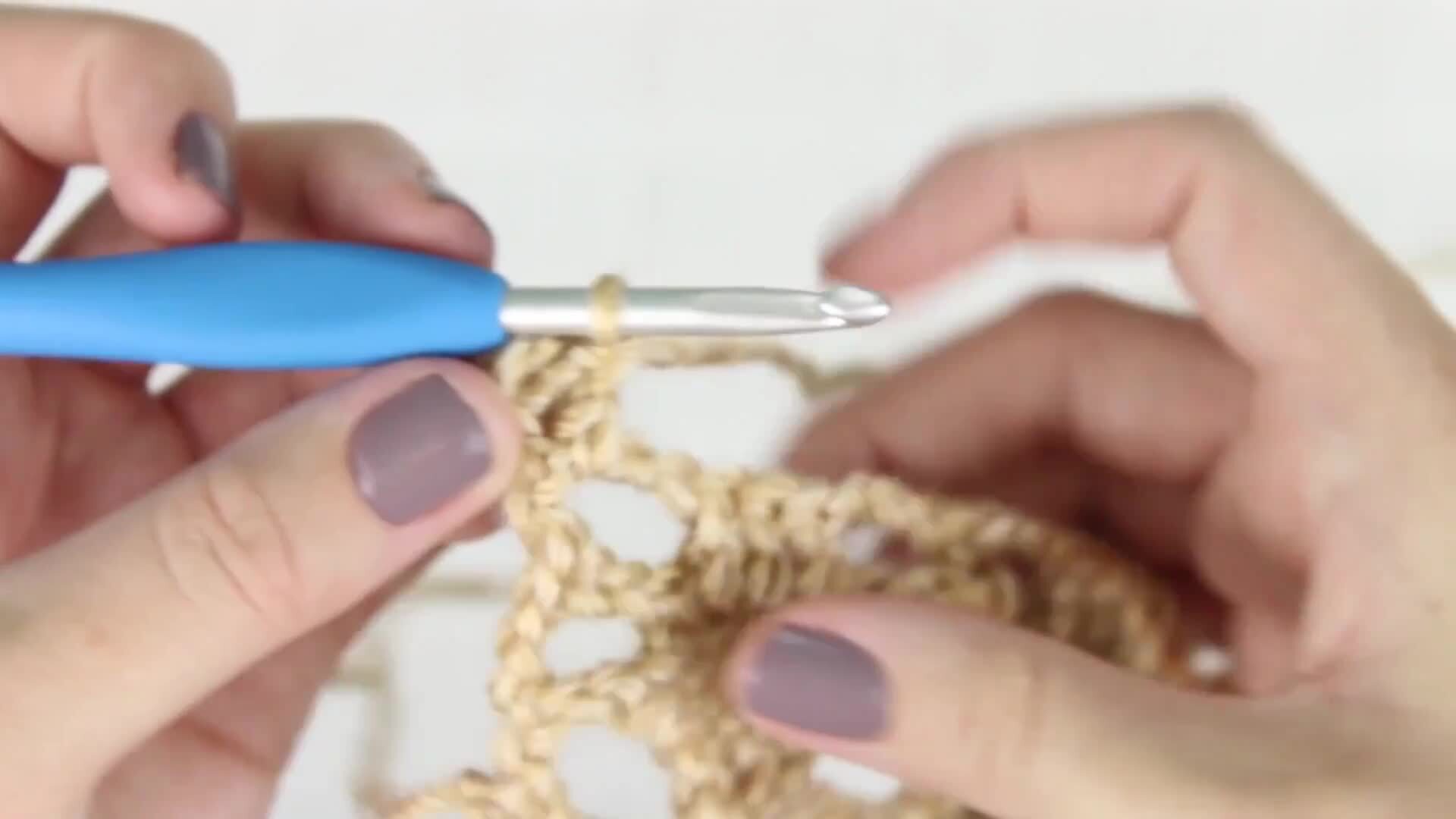 Diamond Lace Stitch (Left-Handed)