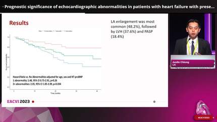 Prognostic significance of echocardiographic abnormalities in patients with heart failure with preserved ejection fraction