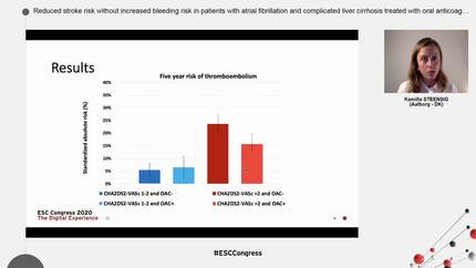 Reduced stroke risk without increased bleeding risk in patients with atrial fibrillation and complicated liver cirrhosis treated with oral anticoagulation 