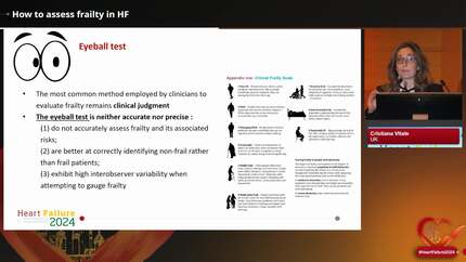 How to assess frailty in HF	   