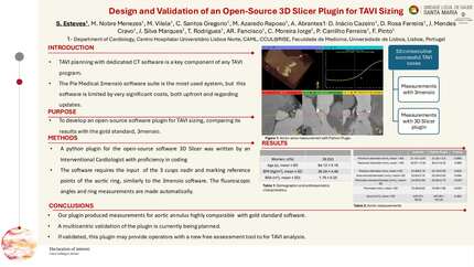 Design and validation of an open-source 3D slicer plugin for TAVI sizing