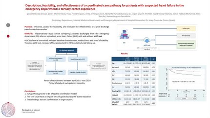 Description, feasibility, and effectiveness of a coordinated care pathway for patients with suspected heart failure in the emergency department: a tertiary center experience