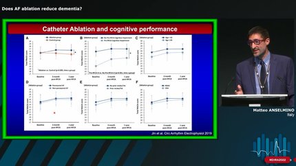 Atrial fibrillation (AF) ablation and dementia