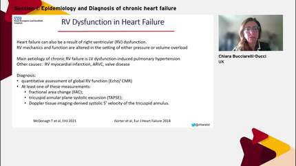 Session I: Epidemiology & diagnosis of chronic heart failure 