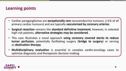 Percutaneous management of an intrapericardial paraganglioma using overlapping coronary covered stents