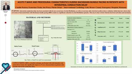 Acute P wave and procedural characteristics during Bachmann bundle pacing in patients with interatrial conduction delay