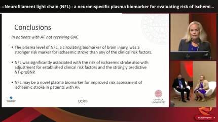 Neurofilament light chain (NFL) - a neuron-specific plasma biomarker for evaluating risk of ischemic cerebral events in atrial fibrillation
