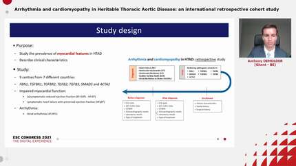 Arrhythmia and cardiomyopathy in Heritable Thoracic Aortic Disease: an international retrospective cohort study