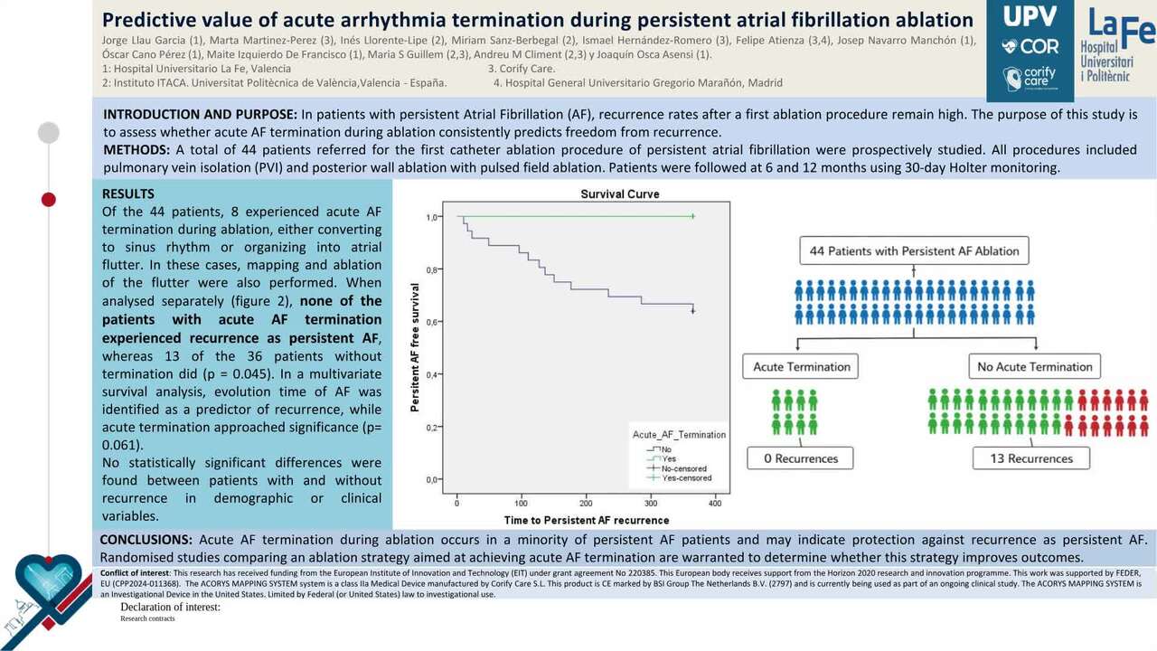 Predictive value of acute arrhythmia termination during persistent atrial fibrillation ablation