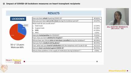 Impact of COVID-19 lockdown measures on heart transplant recipients