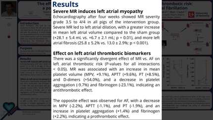 The effect of high-flow and low-flow conditions on left atrial thrombotic risk: a porcine model of mitral valve regurgitation and lone atrial fibrillation