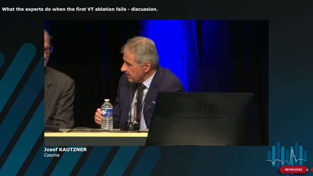 What the experts do when the first VT ablation fails - discussion.