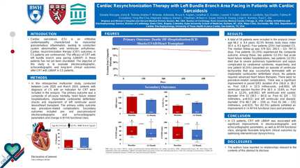 Cardiac resynchronization therapy with left bundle branch area pacing in patients with a definitive diagnosis of cardiac sarcoidosis