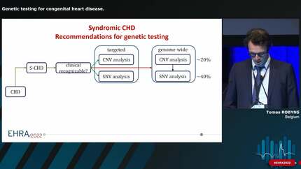 Genetic testing for congenital heart disease.