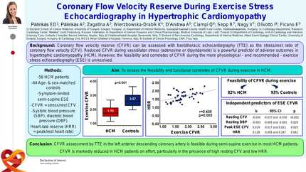 Coronary flow velocity reserve during exercise stress echocardiography in hypertrophic cardiomyopathy