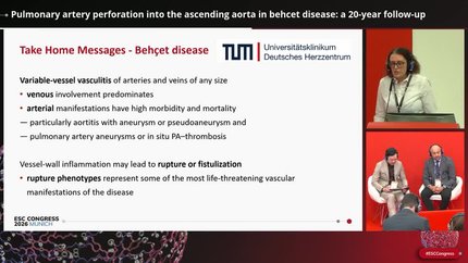 Pulmonary artery perforation into the ascending aorta in behcet disease: a 20-year follow-up