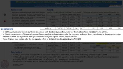 Different pathophysiologic drivers in obstructive and non-obstructive hypertrophic cardiomyopathy: implications for targeted therapy