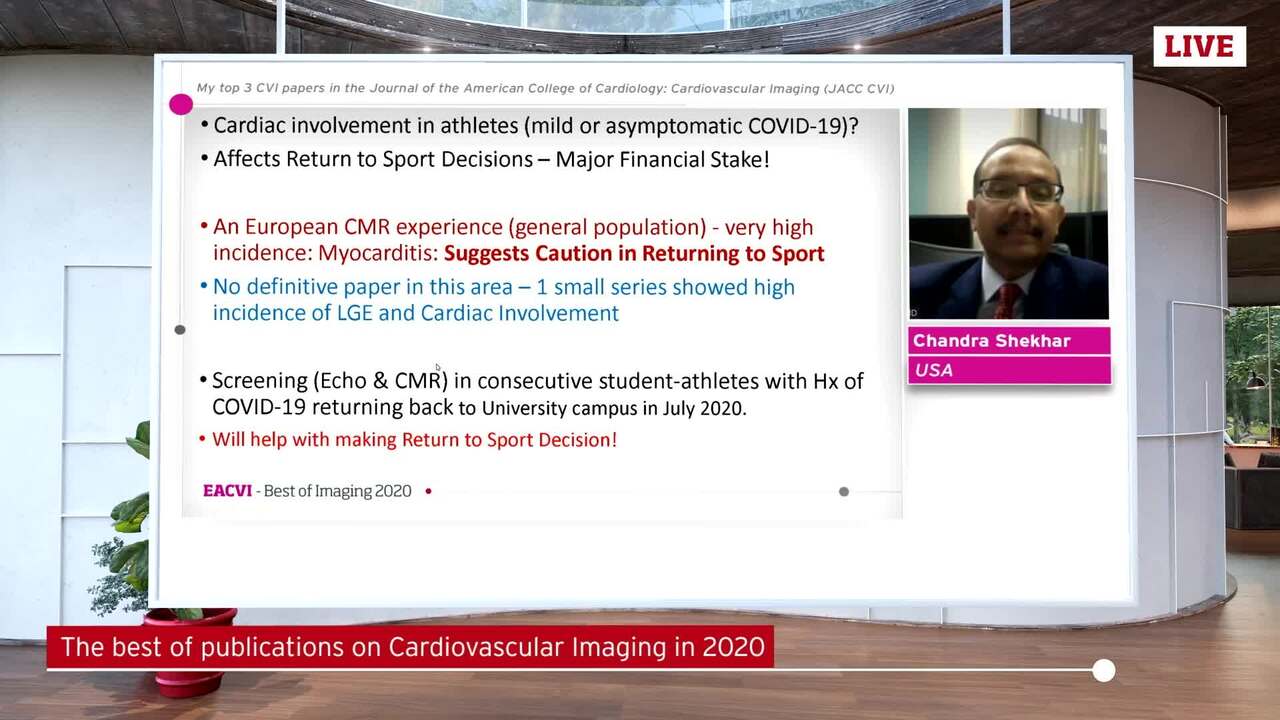 The best of publications on Cardiovascular Imaging in 2020