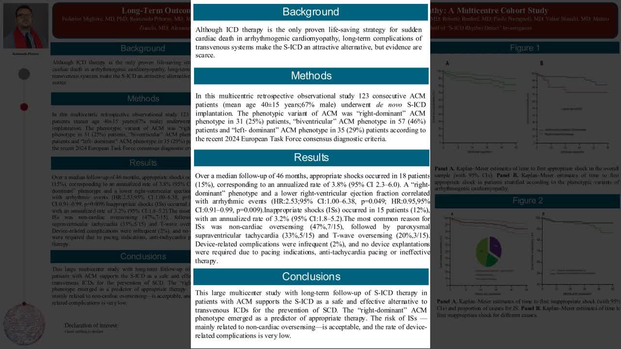Long-term outcomes of subcutaneous ICD therapy in arrhythmogenic cardiomyopathy: a multicentre cohort study
