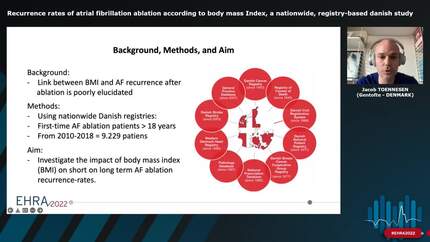Recurrence rates of atrial fibrillation ablation according to body mass Index, a nationwide, registry-based danish study