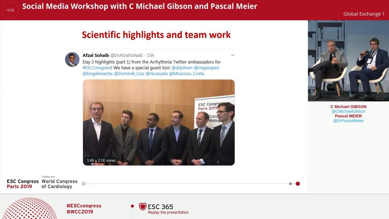 Social Media Workshop with C Michael Gibson and Pascal Meier