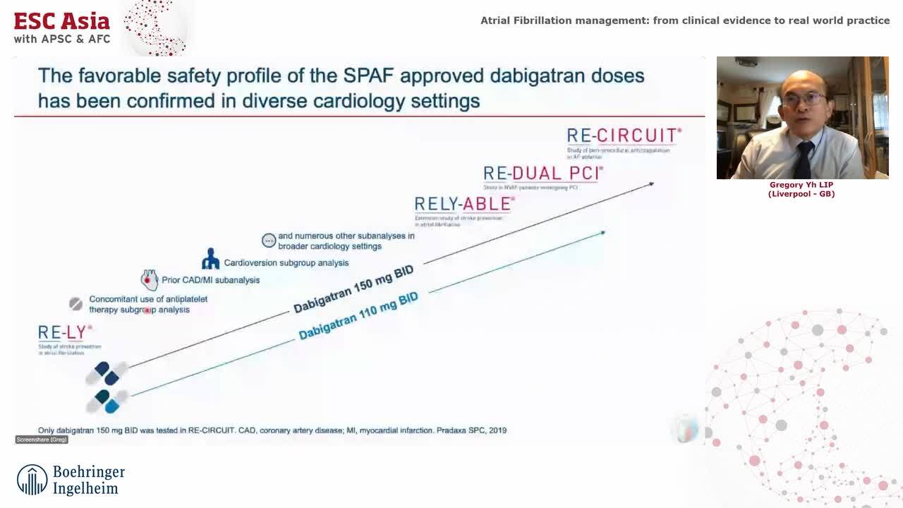 Atrial Fibrillation (AF) Management: from clinical evidence to real world practice