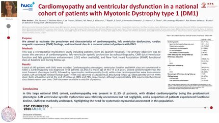 Cardiomyopathy and ventricular dysfunction in a national cohort of patients with myotonic dystrophy type 1