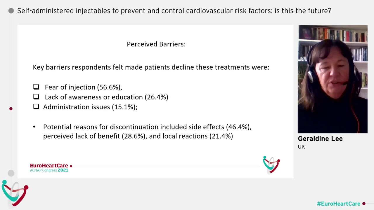 Nursing and allied professions perspectives' of self-administered injectable therapies: survey findings.