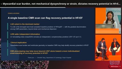 Myocardial scar burden, not mechanical dyssynchrony or strain, dictates recovery potential in HFrEF: a CMR study